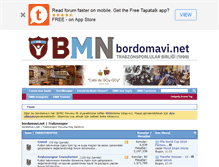 Tablet Screenshot of forum.bordomavi.net